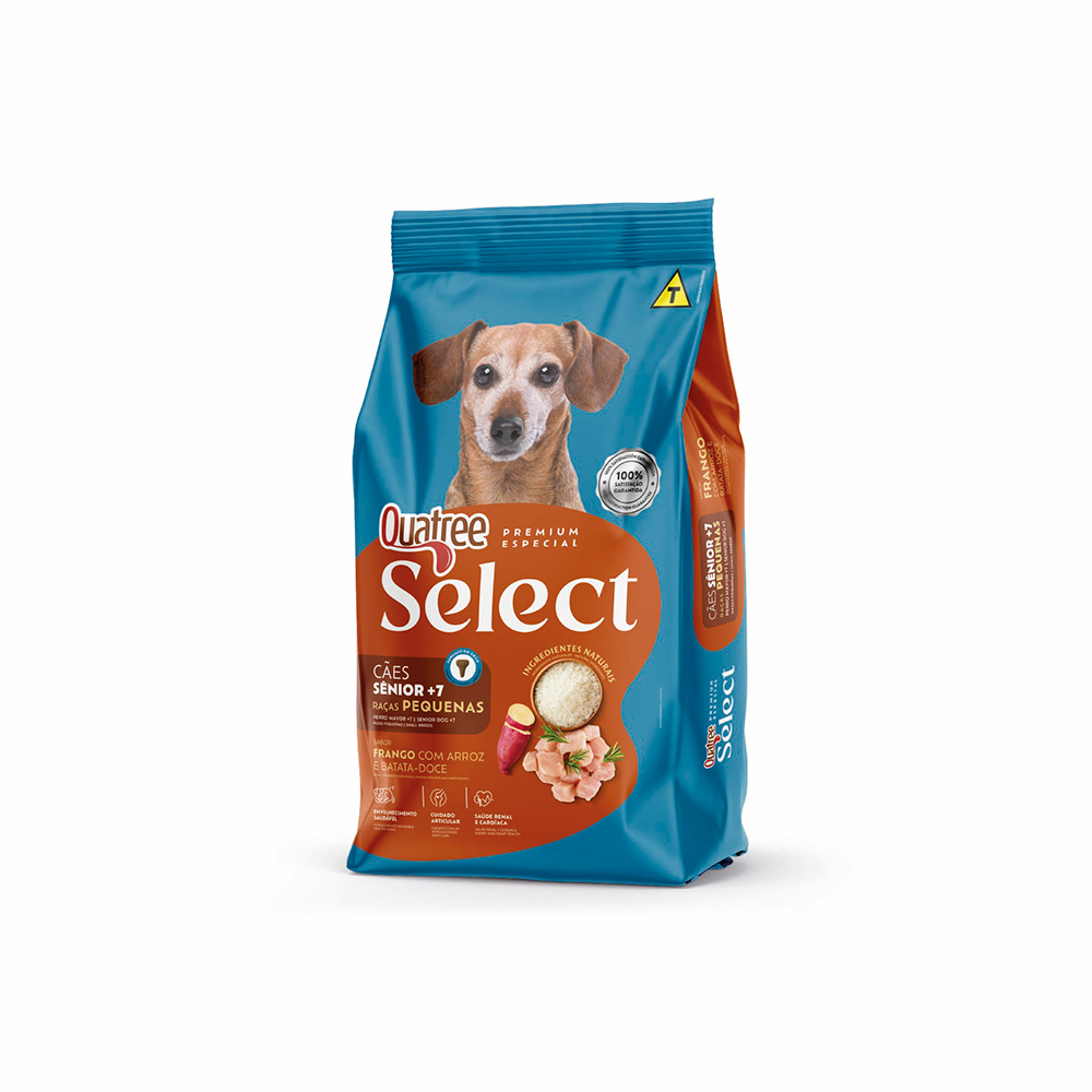 QUATREE SELECT SENIOR 7+ RAC PEQ 1 KG
