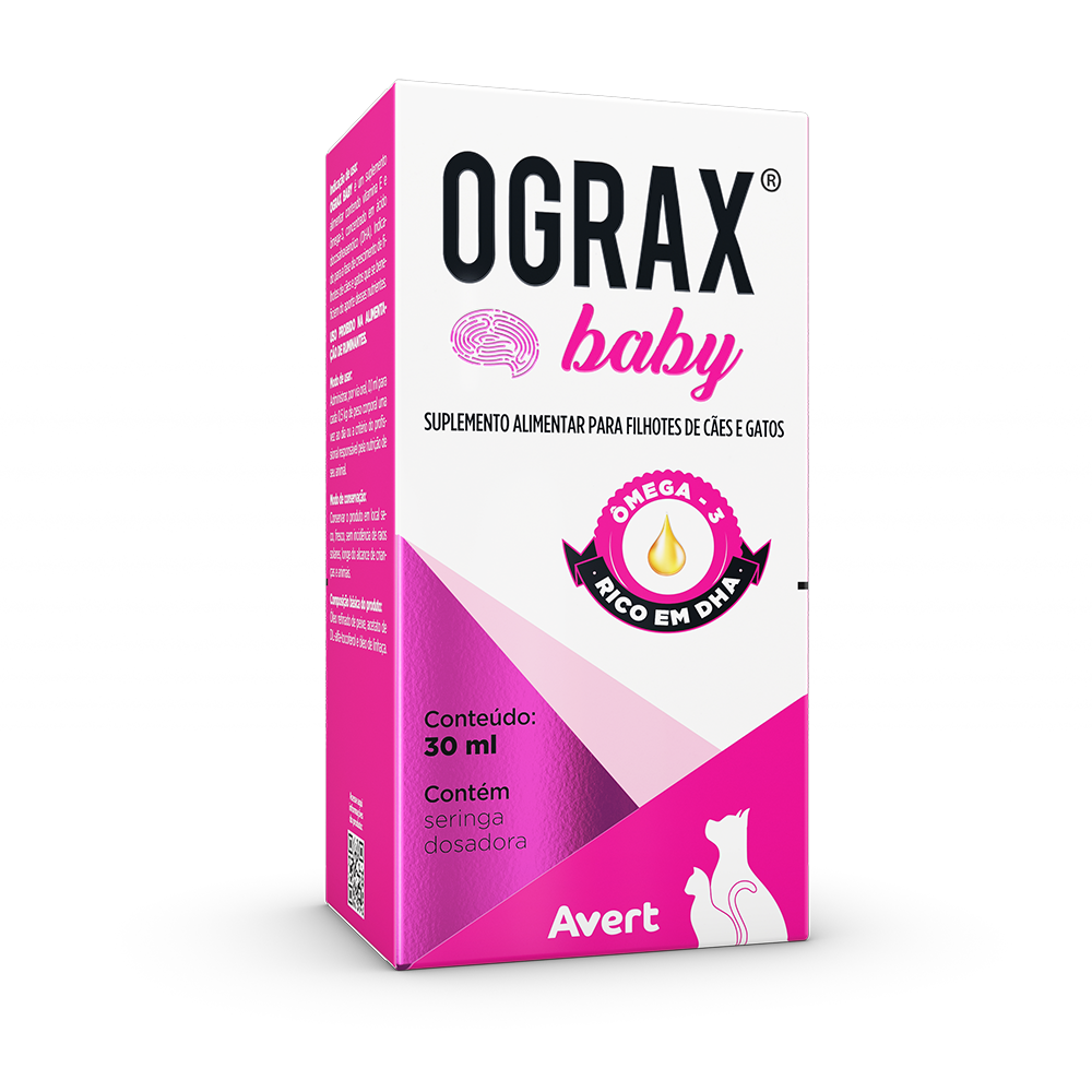 OGRAX BABY SUPLEMENTO ALIMENTAR PARA FILHOTES 30 ML