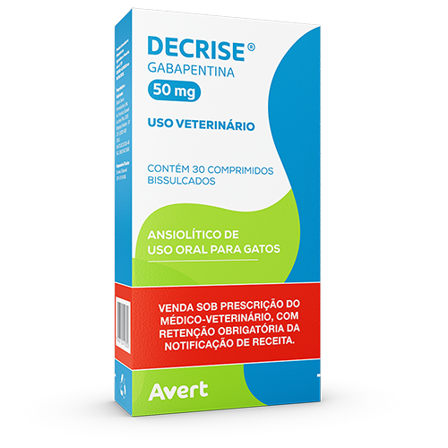 DECRISE 50 MG 30 COMPRIMIDOS AVERT GABAPENTINA GATOS