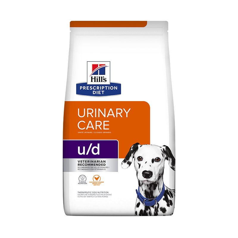 RAÇÃO SECA HILL'S PRESCRIPTION DIET U/D CUIDADO URINÁRIO PARA CÃES ADULTOS 3,8KG 