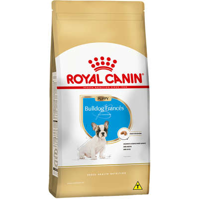 RAÇÃO SECA ROYAL CANIN PUPPY BULLDOG FRANCÊS PARA CÃES FILHOTES SABOR FRANGO 2,5KG