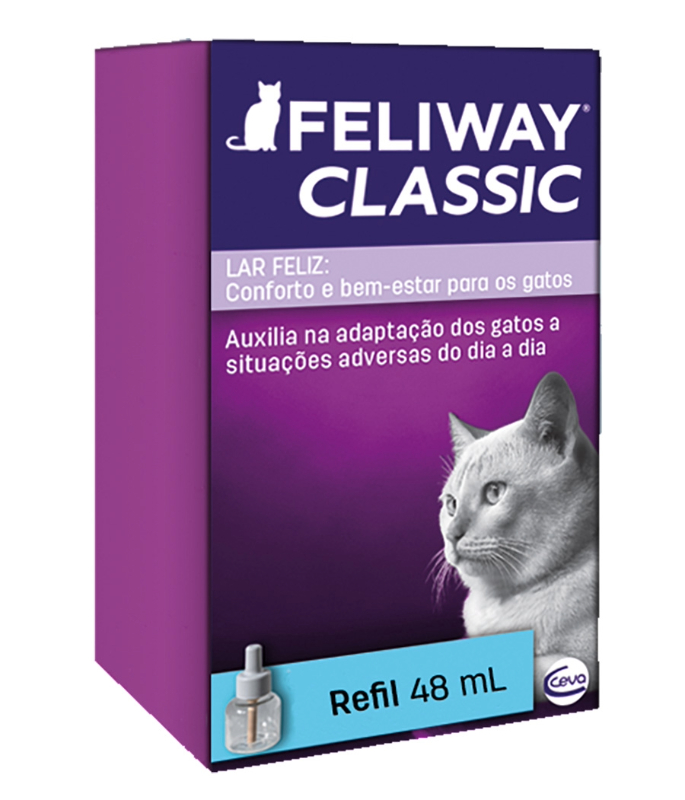 Educador Feliway Ceva Refil Difusor Elétrico 48 ml para gatos