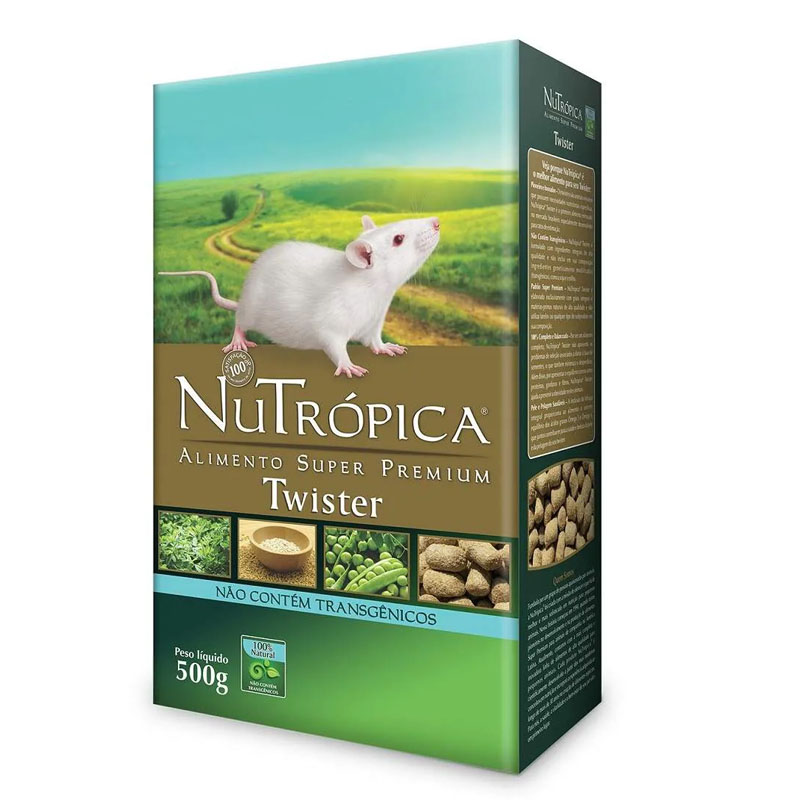 RAÇÃO TWISTER PARA ROEDORES NUTRÓPICA - 500 GR