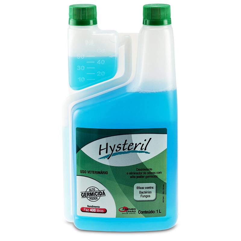Desinfetante bactericida fungicida Agener União Hysteril 1 litro