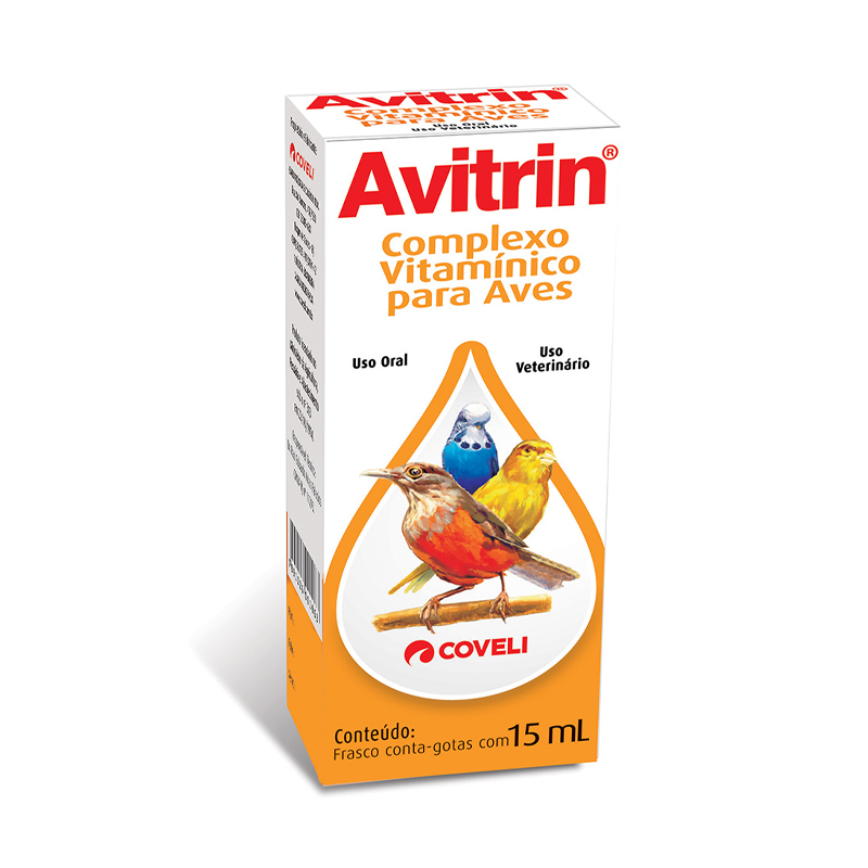 complexo vitamínico Coveli Avitrin para aves 15 ml