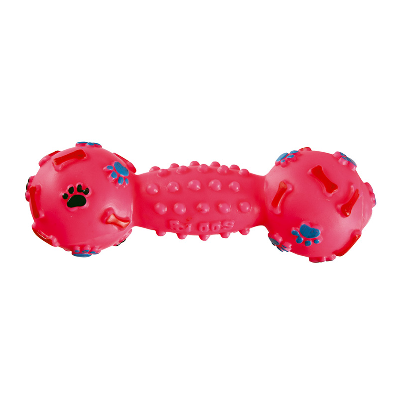 Brinquedo mordedor para cães Halter de Vinil rosa HOME PET