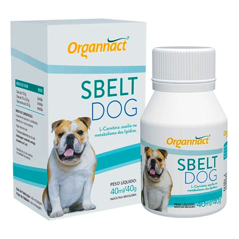 SUPLEMENTO ALIMENTAR VITAMÍNICO DOG SBELT ORGANNACT PARA CÃES 40 ML