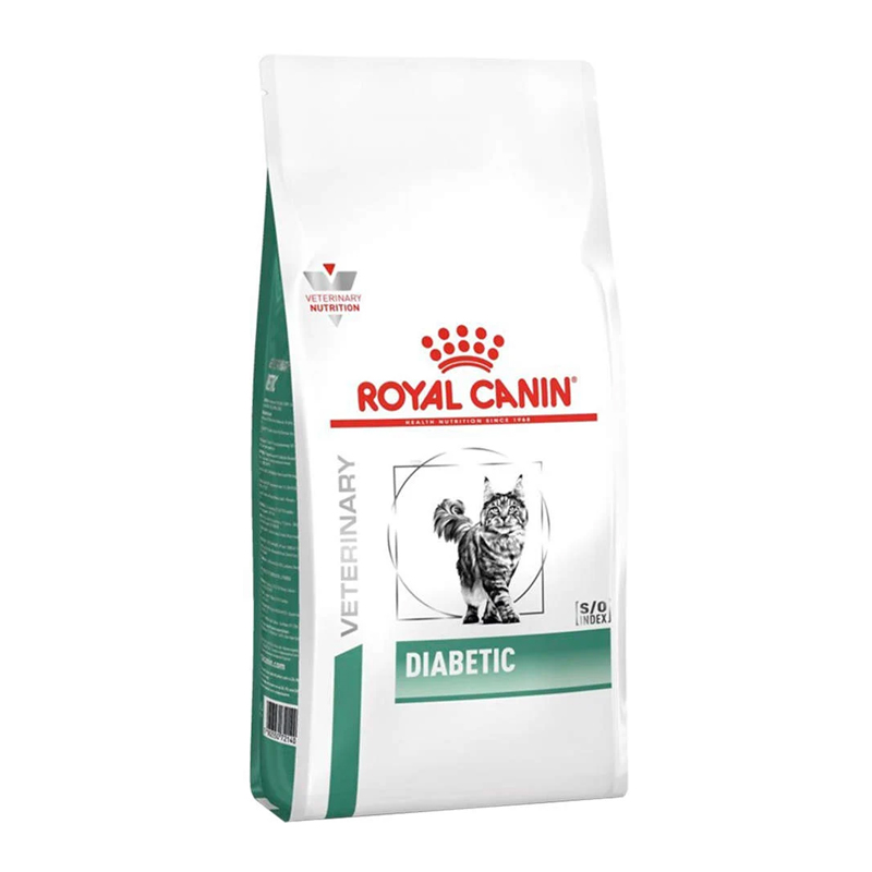 RAÇÃO SECA ROYAL CANIN FELINE VETERINARY DIET DIABETIC PARA GATOS ADULTOS COM DIABETES FRANGO E VEGE