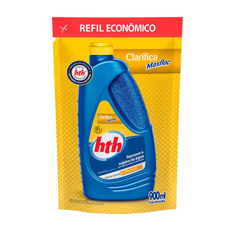 refil CLARIFICANTE E FLOCULANTE MAXFLOC HTH - 900 ml