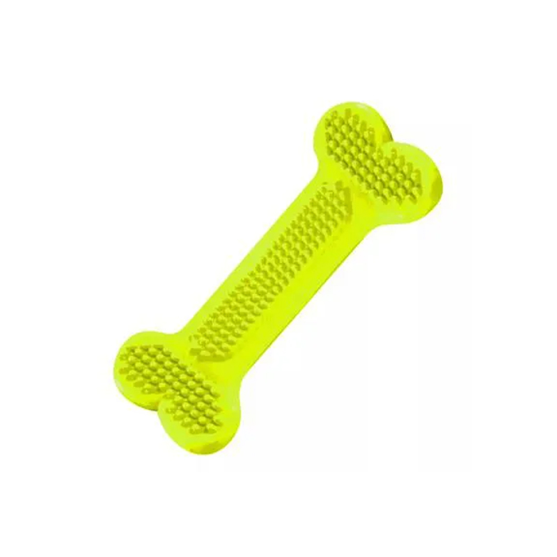 BRINQUEDO PET INJET OSSO MASS DENTAL FLEX MINI AMARELO