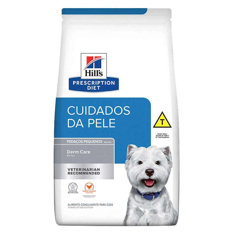 RAÇÃO HILLS CUIDADOS COM A PELE PEDAÇOS PEQUENOS PARA CÃES ADULTOS 2 KG