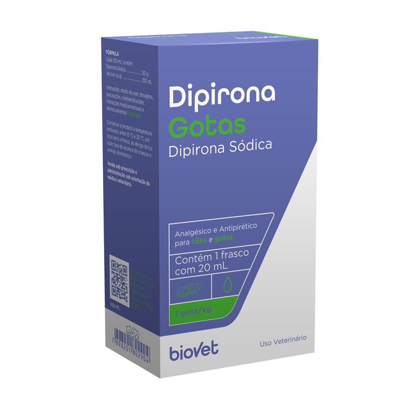 DIPIRONA GOTAS 20ML BIOVET