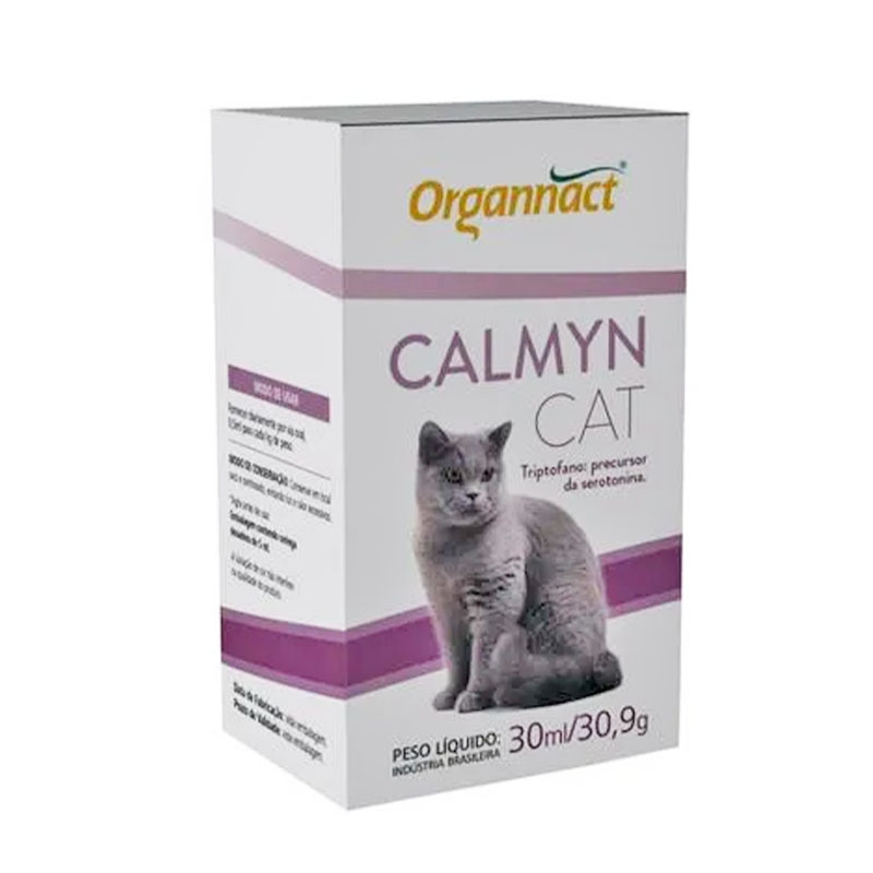 Suplemento calmante Organnact Calmyn Cat para Gatos 30 ml