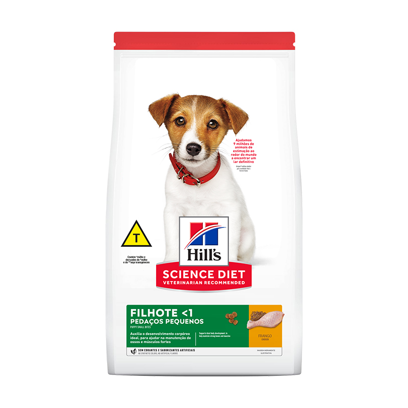 RAÇÃO SECA HILL'S SCIENCE DIET PARA CÃES FILHOTES PEDAÇOS PEQUENOS 2,4 KG