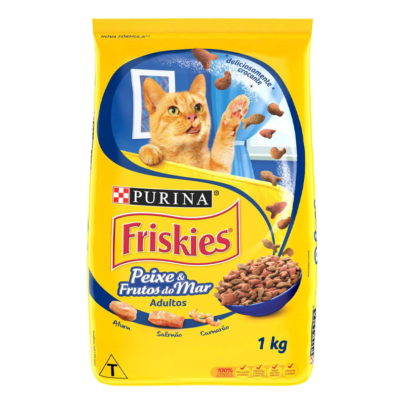 FRISKIES PEIXE E FRUTOS DO MAR 1 KG