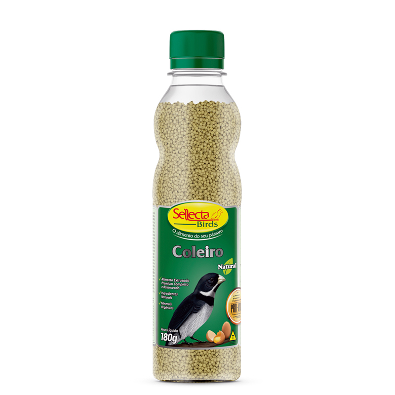 SELLECTA ALIMENTO NATURAL EXTRUSADO PARA COLEIRO 180 GR