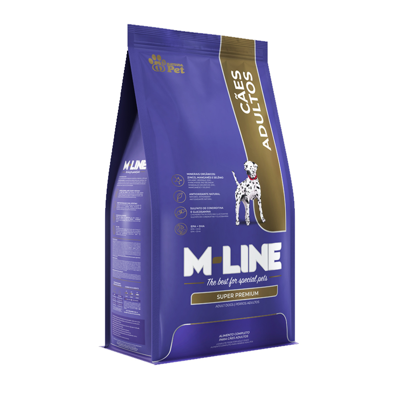 RAÇÃO MATSUDA PARA CÃES ADULTOS M-LINE SUPER PREMIUM 10,1 KG