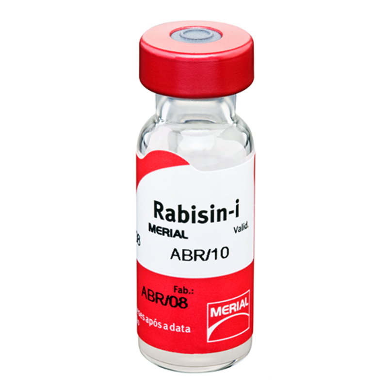 vacina RABISIN-I BOEHRINGER para cães e gatos