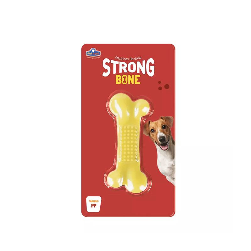 BRINQUEDO OSSO STRONG BONE G AMARELO