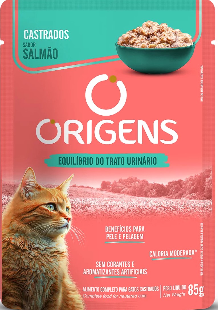 SACHE ORIGENS GATO CAST SAL 85G