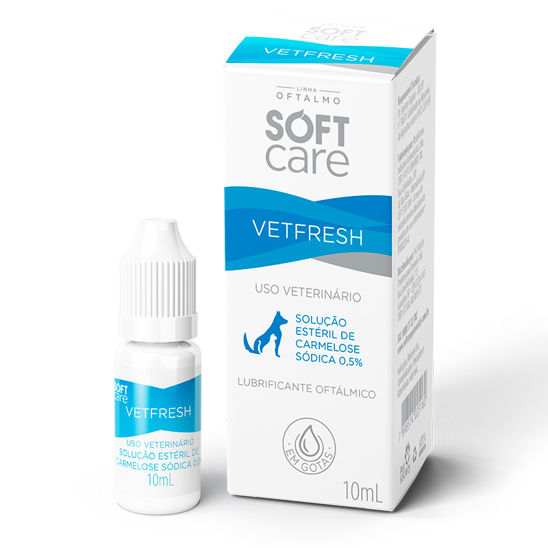 COLÍRIO SOFT CARE VETFRESH PARA CÃES E GATOS 10ML