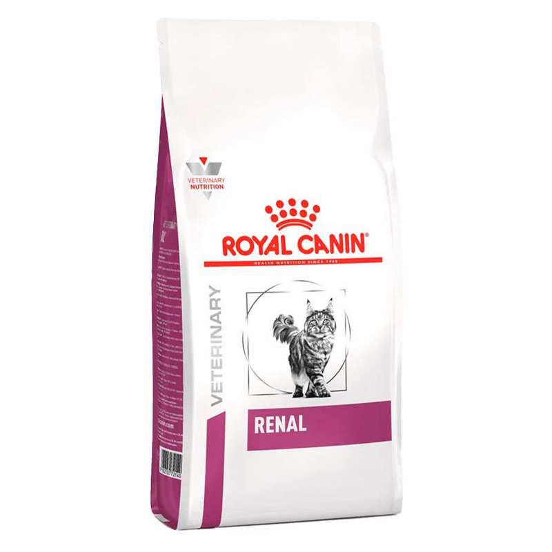 RAÇÃO ROYAL CANIN FELINE VETERINARY DIET RENAL PARA GATOS COM DOENÇAS RENAIS 400 GR